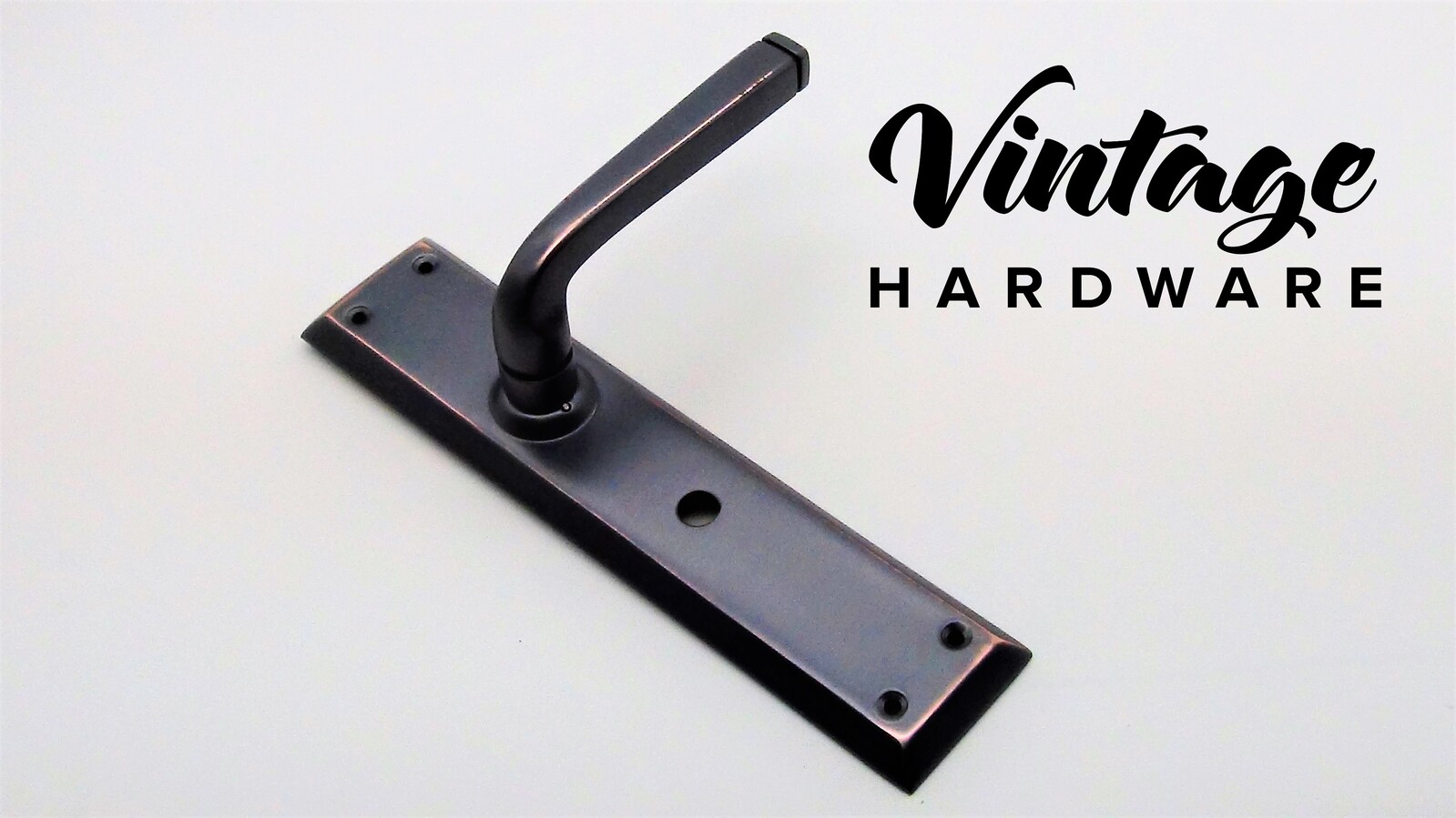ANTIQUE COPPER HAMPTON PRIVACY DOOR HANDLE