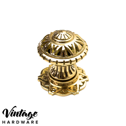 POLISHED BRASS, ELEGANT, KNOB, DOOR HANDLE