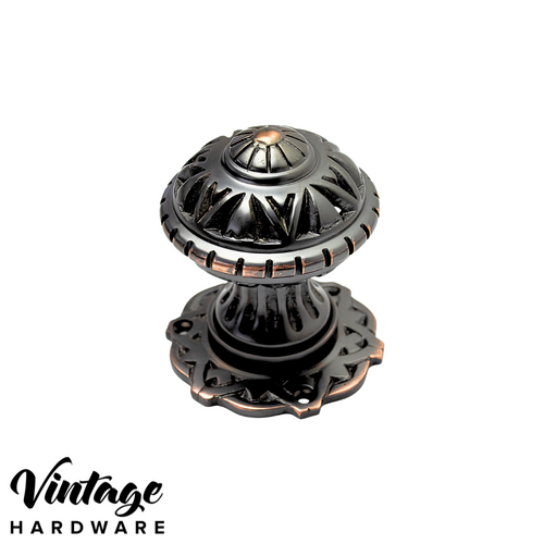 ANTIQUE COPPER, ELEGANT, KNOB, DOOR HANDLE