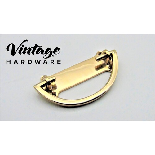 POLISHED BRASS TRUNK CARRY HANDLE