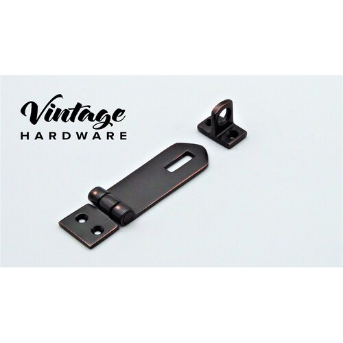 ANTIQUE COPPER, HASP & STAPLE