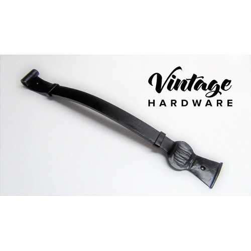 MATT BLACK, IRON, LARGE PULL HANDLE 510mm